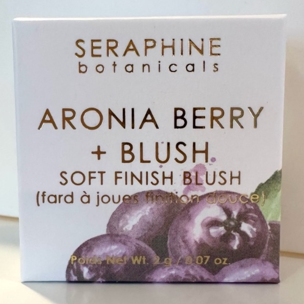 💎 Seraphine Botanicals Aronia Berry + Blush Soft Finish Color Nougat New In Box